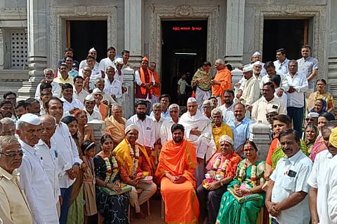 Allamaprabhu's new temple construction is history