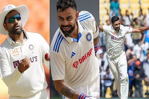 Ashwin, Sharma, Kohli