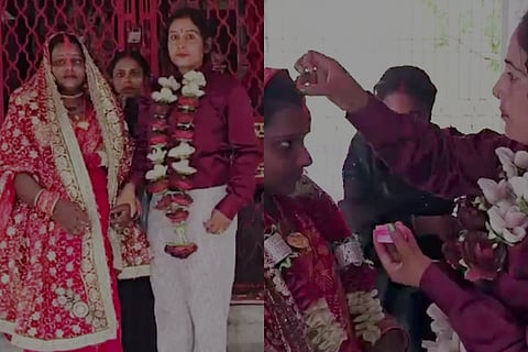 Bihar woman leaves husband to marry niece in samesex wedding