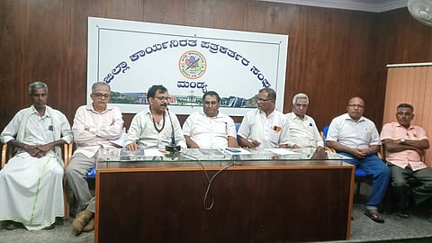 Brave Kannadiga Forum Press Conference Mandya