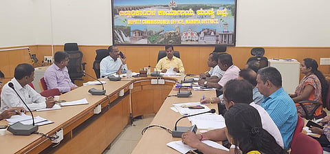 DC Meeting on Electoral Roll Survey Mandya
