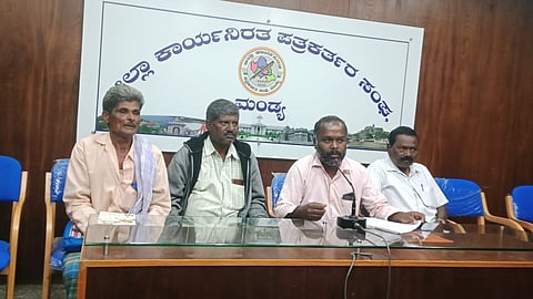 Dalit Sangharsh Committee press conference Mandya