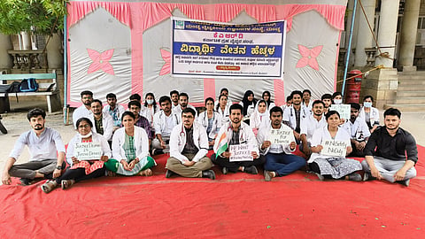 Doctors demand for stipend revision Mandya