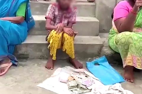 Girl Begging
