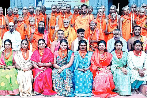 Honnali, Hirekal Math, Shivadiksha,
