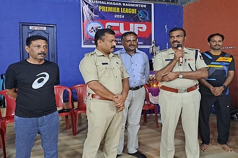 Inauguration of shuttle badminton tournament