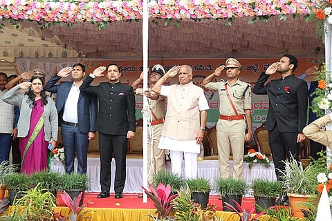 Independence day celebration by district administration