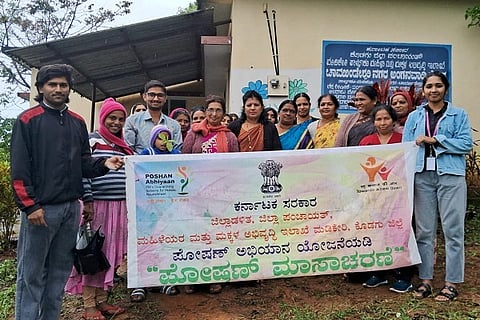 Launch of Poshan campaign