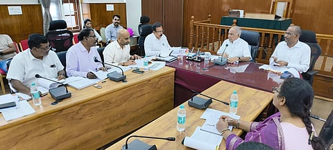 Minor Irrigation Minister Bosaraju meeting Mandya