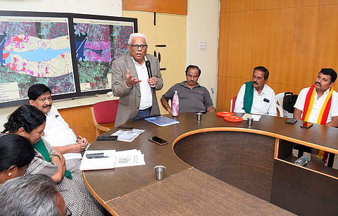 Opposition to amusement park at KRS Mandya