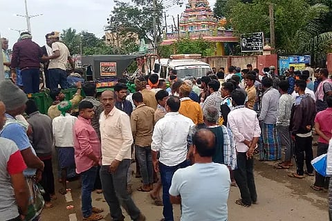 Protest Infront of Hescom Office
