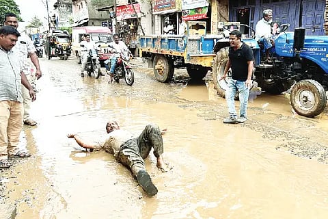 Protest in byadagi