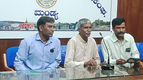 Sanjay Prakashana press conference Mandya