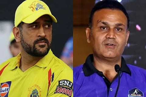 Sehwag Dhoni
