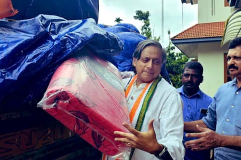 Shashi Tharoors memorable day in Wayanad post sparks outrage BJP reacts