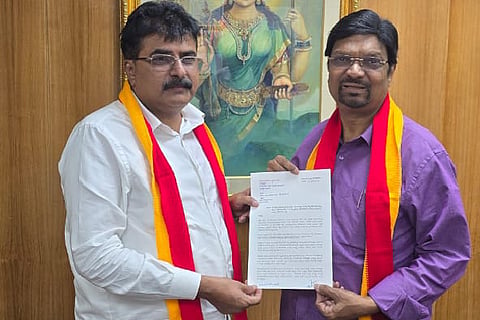 Star Chandra appeals to Kannada Sahitya Parishath Mandya