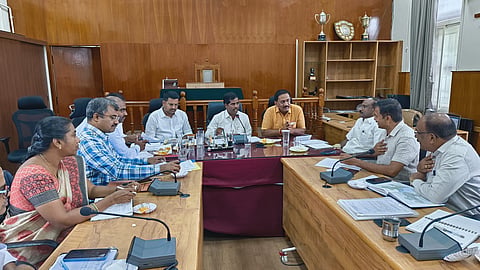 Sugar mills progress review meeting Mandya