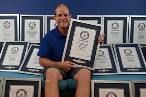 US Man Dubbed Serial Record Breaker Sets 15 Guinness World Records In Single Day