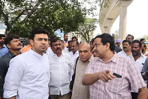mp surya visit