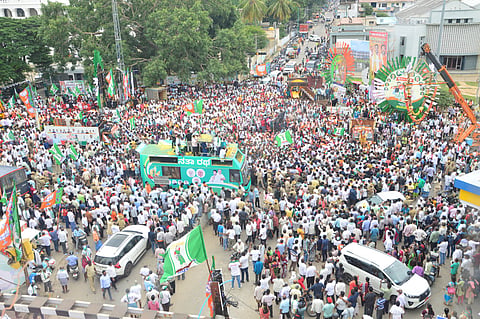 mysore chalo movement Mandya