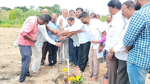 ಒಣ ತ್ಯಾಜ್ಯ ನಿರ್ವಹಣಾ ಘಟಕ ನಿರ್ಮಾಣಕ್ಕೆ ಭೂಮಿ ಪೂಜೆ