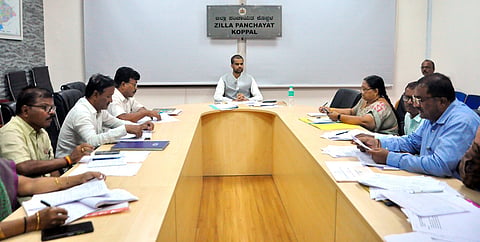 ZP CEO KOPPAL MEETING SSLC students program