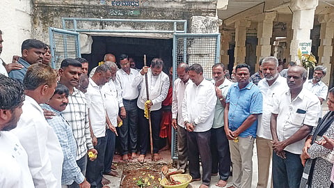 ದೇಗುಲ ಅಭಿವೃದ್ಧಿ ಕಾಮಗಾರಿಗೆ ಚಾಲನೆ
