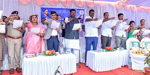 koppal democracy day celebration minister shivaraj tangadagi