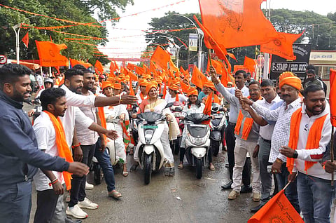 ಪಾಂಚಜನ್ಯ ಗಣಪತಿ ಶೋಭಯಾತ್ರೆ ಪ್ರಯುಕ್ತ ಬೃಹತ್ ಬೈಕ್ ರ್ಯಾಲಿ