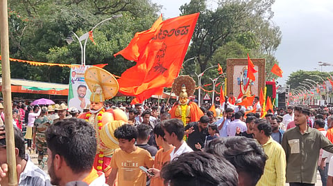 ಪಾಂಚಜನ್ಯ ಹಿಂದು ಗಣಪತಿಯ ಅದ್ದೂರಿ ಮೆರವಣಿಗೆ
