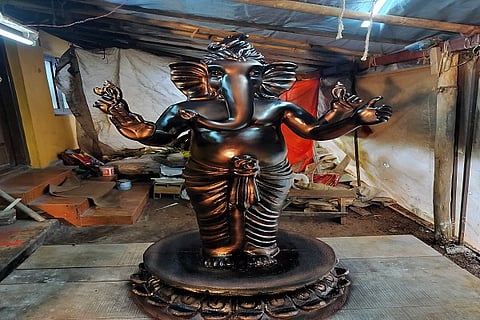 A different Ganpati from Santiniketan