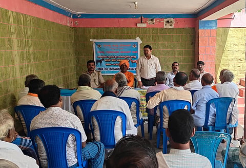 Awareness meeting in Satanur village Mandya