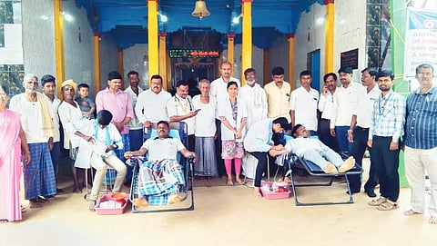 Blood donate camp in savanur