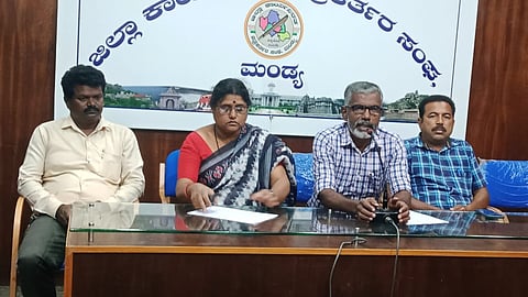 Communist Party of India Press Conference Mandya