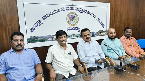 Conversation at the Press Club Mandya