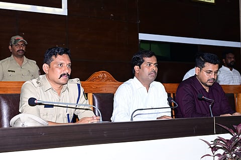 DC meeting with various community leaders Mandya