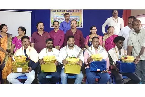 Felicitation to civil workers