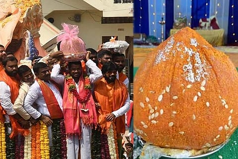 Ganesh Laddu Auctioned