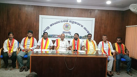 Kadamba Sene Press Meet Mandya