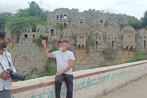 Mudgal Fort Forigeners Visit