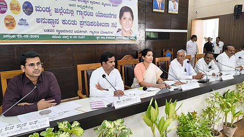 Progress Review Meeting of Guarantee Scheme Implementation Mandya
