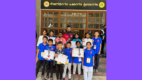 Selection for national level in karate