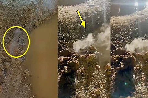Smoke from Earth