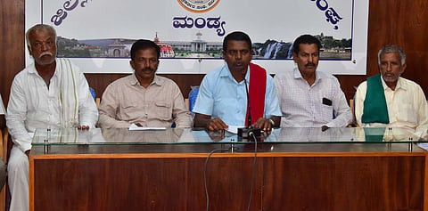 Sugarcane Growers Association press conference Mandya