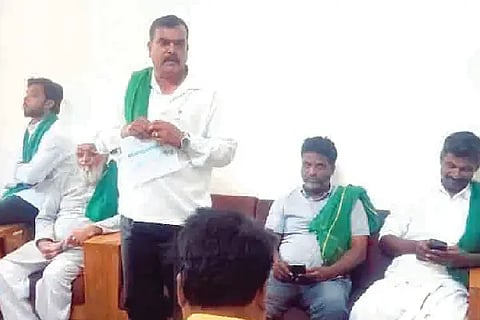 The district collector's office was besieged on the 26th