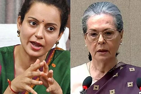 sonia gandhi and kangana ranaut