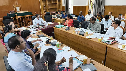Urban Local Bodies Progress Review Meeting Mandya