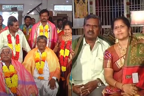 couple celebrates 40th wedding anniversary with farmers