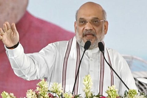 amith sha eletion rally