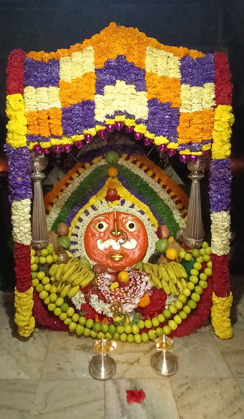 koppal dassera utsava huligemma temple huligi